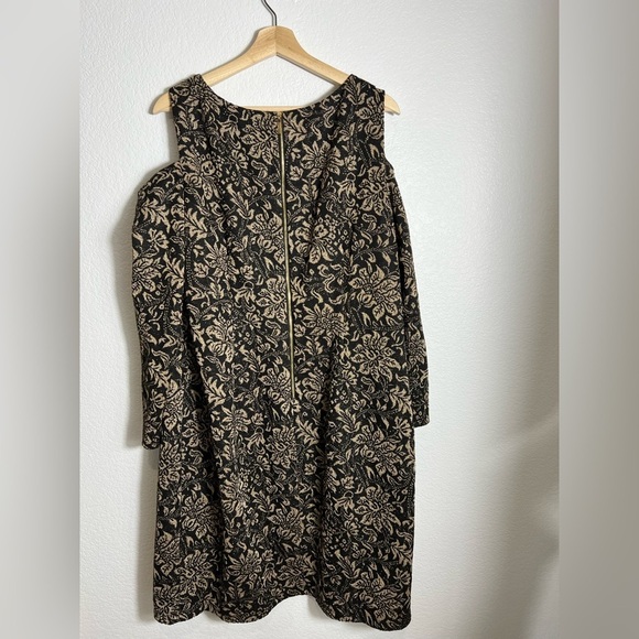 Eliza J Metallic Knit Sheath evening‎ Dress plus size 18w - Picture 3 of 6